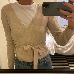 Song of Style Wrap Sweater